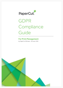 Gdpr Whitepaper Cover, Papercut MF, Spriggs, Inc., Konica Minolta, KIP, Lexmark, HP, Dealer, Reseller, Merced, California, CA